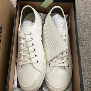 SeaVees Monterey Sneaker Standard - Bleach Cotton Canvas
